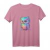 Bunte Eule mit großen Augen T-Shirt – Lebendiges Tierkunst-Design für Tier- und Kunstliebhaber
