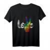 Liebe Peace Zeichen LGBT Regenbogen Gay Pride T-Shirt - Stolzes Supporter-Shirt für Pride Monat, Geburtstags- und Weihnachtsgeschenk
