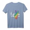 Liebe Peace Zeichen LGBT Regenbogen Gay Pride T-Shirt - Stolzes Supporter-Shirt für Pride Monat, Geburtstags- und Weihnachtsgeschenk