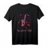 Musiker Saxophonist Mädchen Schmetterling Saxophon T-Shirt - Perfektes Geschenk für Saxophonspieler, Musiker & Musikfans zu Weihnachten & Geburtstag