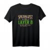 Layer 8 EDV Systemadministrator IT T-Shirt – Lustiges Geschenk für IT-Profis, Programmierer & Systemadministratoren
