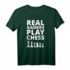 Echte Gamer Spielen Schach Spruch T-Shirt - Witziges Geschenk für Schachmeister und Gaming-Fans