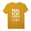 Echte Gamer Spielen Schach Spruch T-Shirt - Witziges Geschenk für Schachmeister und Gaming-Fans
