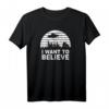 I Want To Believe T-Shirt – Alien, UFO, Roswell & Area 51 Design, Perfektes Geschenk für Verschwörungstheoretiker & UFO-Fans