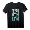 Vintage Geschenk für Triathleten - Triathlon Spruch Sportler T-Shirt für Marathon, Radfahren, Schwimmen & Lauftraining