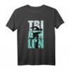 Vintage Geschenk für Triathleten - Triathlon Spruch Sportler T-Shirt für Marathon, Radfahren, Schwimmen & Lauftraining