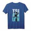 Vintage Geschenk für Triathleten - Triathlon Spruch Sportler T-Shirt für Marathon, Radfahren, Schwimmen & Lauftraining
