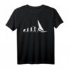 Lustiges Windsurfing Surfer Geschenk: Evolution Windsurfer T-Shirt für Wassersportler & Surfer - Perfekt zum Geburtstag, Weihnachten & Valentinstag