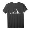 Lustiges Windsurfing Surfer Geschenk: Evolution Windsurfer T-Shirt für Wassersportler & Surfer - Perfekt zum Geburtstag, Weihnachten & Valentinstag