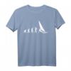 Lustiges Windsurfing Surfer Geschenk: Evolution Windsurfer T-Shirt für Wassersportler & Surfer - Perfekt zum Geburtstag, Weihnachten & Valentinstag
