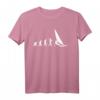 Lustiges Windsurfing Surfer Geschenk: Evolution Windsurfer T-Shirt für Wassersportler & Surfer - Perfekt zum Geburtstag, Weihnachten & Valentinstag