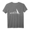 Lustiges Windsurfing Surfer Geschenk: Evolution Windsurfer T-Shirt für Wassersportler & Surfer - Perfekt zum Geburtstag, Weihnachten & Valentinstag