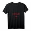 Damen Mustang Oklahoma Vintage-Sport-Design T-Shirt mit V-Ausschnitt in Rot – Perfektes Geschenk für Mustang Fans & Patriotische Mode