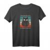 I reg mi ned auf Katzen Design mit schwarzer Katze - Lustiges T-Shirt für Katzenliebhaber, Katzenmamas & -papas mit Humor