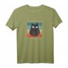 I reg mi ned auf Katzen Design mit schwarzer Katze - Lustiges T-Shirt für Katzenliebhaber, Katzenmamas & -papas mit Humor