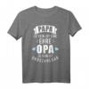 Papa zu sein ist eine Ehre, Opa zu sein unbezahlbar T-Shirt – Persönliches Familiengeschenk zum Vatertag für Opa, Großvater & Enkelkinder