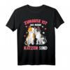 Zuhause ist wo meine Katzen sind – Süßes Katzen Damen & Kinder T-Shirt, perfektes Geschenk für Katzenliebhaberinnen zu Geburtstag, Weihnachten & Ostern