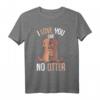 I Love You Like No Otter Seeotter T-Shirt - Süßes Geschenk für Otter Liebhaber zum Valentinstag, Weihnachten & Geburtstag für Damen & Kinder