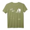 Never walk alone Pferd, Hund und Reiterin T-Shirt – Perfekt für Pferde- und Hundeliebhaber, Reitverein & Dressurreiten