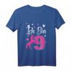 Kinder 9. Geburtstag Pferd Geschenk - Süßes Reit- und Pferde T-Shirt für Mädchen zum 9. Geburtstag, ideal für Geburtstagsfeier, Kindergarten und Schule