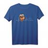 Eulen Herzschlag Heartbeat EKG Eule Puls T-Shirt – Lustiges Partnerlook für Eulenliebhaber & Weihnachtsgeschenk