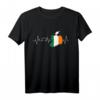 Irland Herzschlag Reise Spruch T-Shirt – Lustiges Geschenk für Irland Fans, Iren & Irinnen, perfekt für Dublin, Cork, Galway & irische Kultur