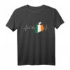 Irland Herzschlag Reise Spruch T-Shirt – Lustiges Geschenk für Irland Fans, Iren & Irinnen, perfekt für Dublin, Cork, Galway & irische Kultur