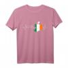 Irland Herzschlag Reise Spruch T-Shirt – Lustiges Geschenk für Irland Fans, Iren & Irinnen, perfekt für Dublin, Cork, Galway & irische Kultur
