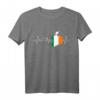 Irland Herzschlag Reise Spruch T-Shirt – Lustiges Geschenk für Irland Fans, Iren & Irinnen, perfekt für Dublin, Cork, Galway & irische Kultur