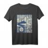 Aesthetic Sakura Mt. Fuji Japan T-Shirt – Vintage Design mit Kirschblüten und Reh für Japan Fans und Liebhaber