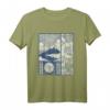 Aesthetic Sakura Mt. Fuji Japan T-Shirt – Vintage Design mit Kirschblüten und Reh für Japan Fans und Liebhaber
