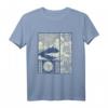 Aesthetic Sakura Mt. Fuji Japan T-Shirt – Vintage Design mit Kirschblüten und Reh für Japan Fans und Liebhaber