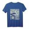 Aesthetic Sakura Mt. Fuji Japan T-Shirt – Vintage Design mit Kirschblüten und Reh für Japan Fans und Liebhaber