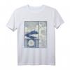 Aesthetic Sakura Mt. Fuji Japan T-Shirt – Vintage Design mit Kirschblüten und Reh für Japan Fans und Liebhaber