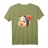 Niedliche Sushi-Katze Kawaii Anime Neko Japanisch T-Shirt – Perfekt für Fans von japanischer Kultur, Sushi und niedlichen Tiermotiven
