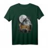 Luchs Illustration Mond T-Shirt für Wildtier- und Waldkatzenliebhaber – Perfektes Geschenk für Naturfreunde & Tierenthusiasten