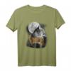Luchs Illustration Mond T-Shirt für Wildtier- und Waldkatzenliebhaber – Perfektes Geschenk für Naturfreunde & Tierenthusiasten