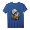 Luchs Illustration Mond T-Shirt für Wildtier- und Waldkatzenliebhaber – Perfektes Geschenk für Naturfreunde & Tierenthusiasten