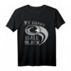 My Heart is All Black - Rugby New Zealand Fan T-Shirt mit Kiwi & Farnblatt, Geschenkidee für Rugbyfans & All Blacks Supporter