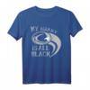 My Heart is All Black - Rugby New Zealand Fan T-Shirt mit Kiwi & Farnblatt, Geschenkidee für Rugbyfans & All Blacks Supporter