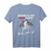 Warum ich mit Akku fahre? E-Bike Mountainbike E-MTB Geschenk T-Shirt – Lustiges Design für Radfahrer, Biker & Pedelec Fans als Geschenkidee