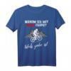 Warum ich mit Akku fahre? E-Bike Mountainbike E-MTB Geschenk T-Shirt – Lustiges Design für Radfahrer, Biker & Pedelec Fans als Geschenkidee