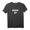 Apache Design T-Shirt - Klassisch geschnitten, doppelt genähter Saum, langlebig und robust