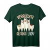 Verrückte Alpaka Lady Damen Alpaka Lama T-Shirt - Lustiges Geschenk für Alpaka Liebhaberinnen zu Weihnachten & Geburtstag