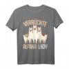 Verrückte Alpaka Lady Damen Alpaka Lama T-Shirt - Lustiges Geschenk für Alpaka Liebhaberinnen zu Weihnachten & Geburtstag