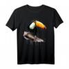 Tukan Aquarell Regenwald Exotischer Vogel T-Shirt – Perfektes Tiermotiv für Vogelzüchter, Vogelliebhaber und Tierfreunde als Geschenk