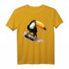 Tukan Aquarell Regenwald Exotischer Vogel T-Shirt – Perfektes Tiermotiv für Vogelzüchter, Vogelliebhaber und Tierfreunde als Geschenk