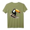 Tukan Aquarell Regenwald Exotischer Vogel T-Shirt – Perfektes Tiermotiv für Vogelzüchter, Vogelliebhaber und Tierfreunde als Geschenk