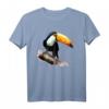 Tukan Aquarell Regenwald Exotischer Vogel T-Shirt – Perfektes Tiermotiv für Vogelzüchter, Vogelliebhaber und Tierfreunde als Geschenk