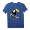 Tukan Aquarell Regenwald Exotischer Vogel T-Shirt – Perfektes Tiermotiv für Vogelzüchter, Vogelliebhaber und Tierfreunde als Geschenk